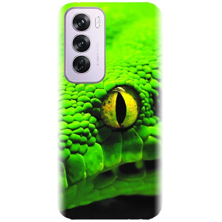 Силиконов кейс, съвместим с Oppo Reno 12 Pro 5g - модел Animal Eye