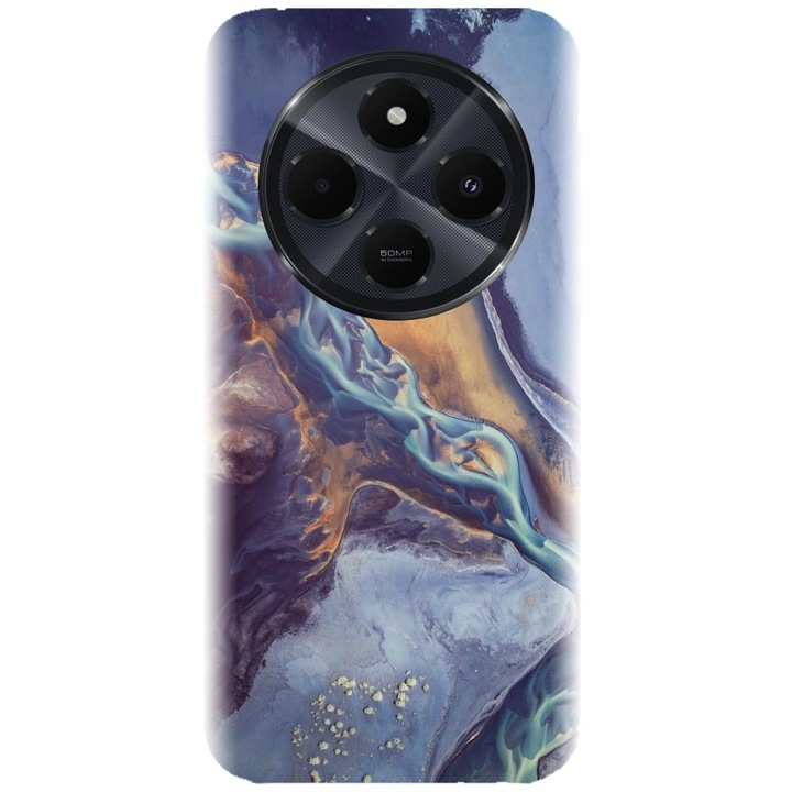 Szilikon tok, amely kompatibilis a Xiaomi Redmi 14c 4g telefonnal - Abstract 101 modell