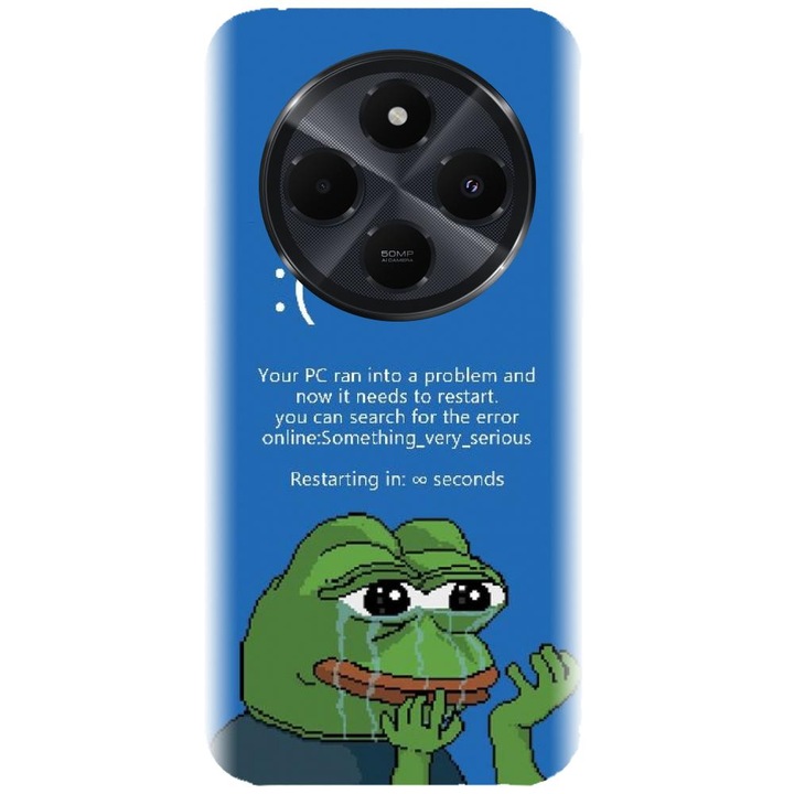 Telefontok Xiaomi Redmi 14c 4g-hez, szilikon, - Blue Screen modell