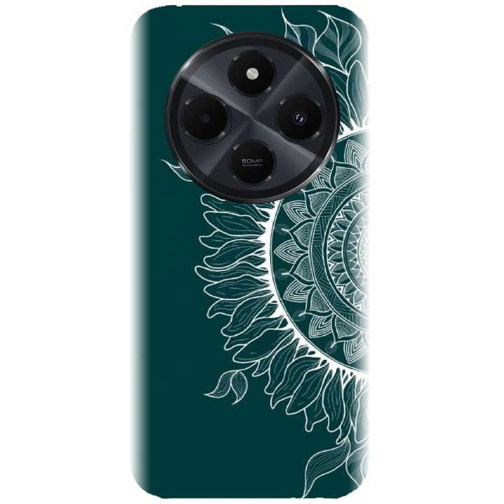 Xiaomi Redmi 14c 4g - Green Mandala modellel kompatibilis szilikon tok