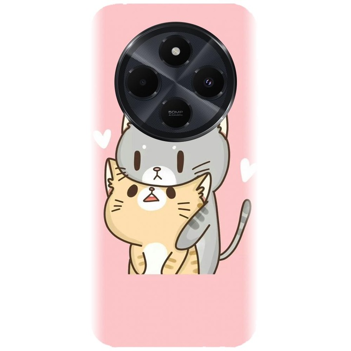 OEM Szilikon Telefontok, Xiaomi Redmi 14c 4G, Kitty Love