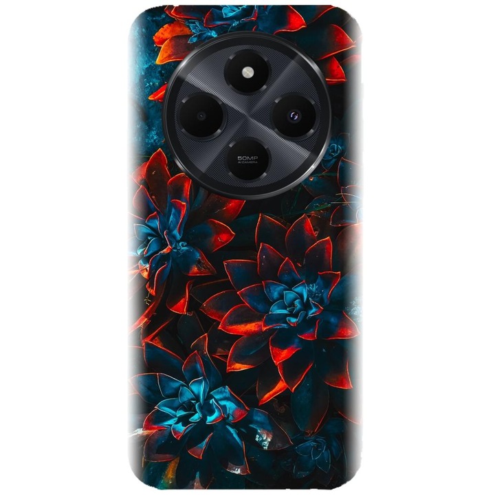 Szilikon borítás kompatibilis a Xiaomi Redmi 14c 4g - Succulent Plant modellel