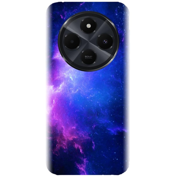 OEM Szilikon tok, Xiaomi Redmi 14c 4g, Purple Space Nebula
