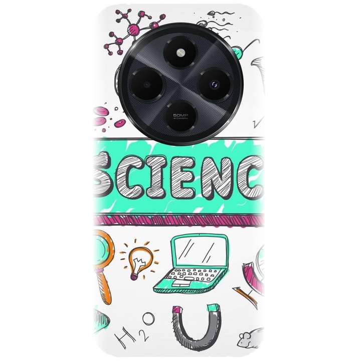 Xiaomi Redmi 14c 4g-vel kompatibilis szilikon tok - Science modell