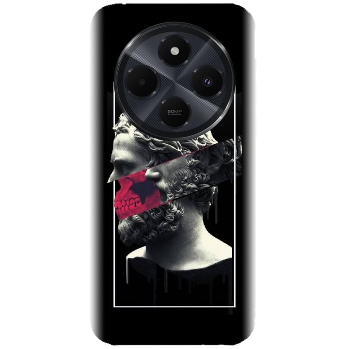 Szilikon burkolat kompatibilis a Xiaomi Redmi 14c 4g - Smoking Sculpture modellel