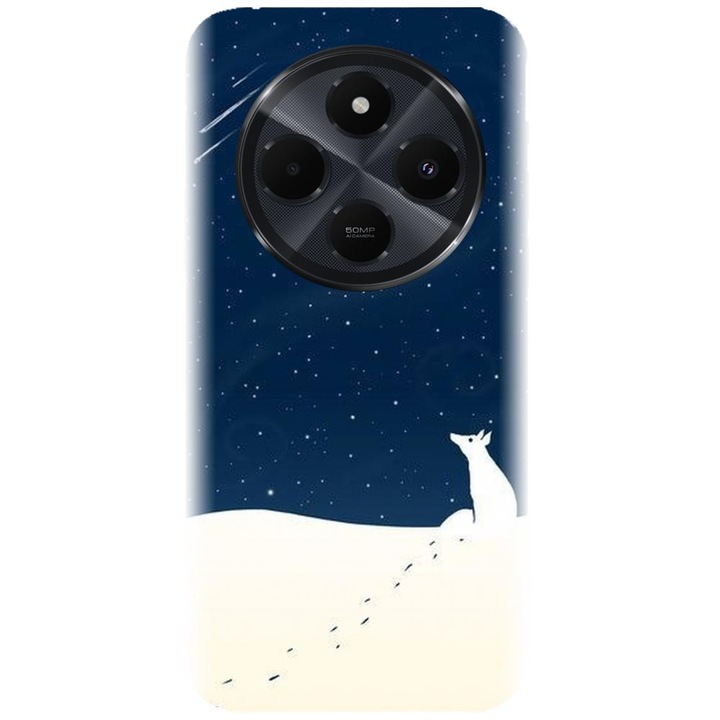 Xiaomi Redmi 14c 4g kompatibilis tok, Winter Night szilikon tok