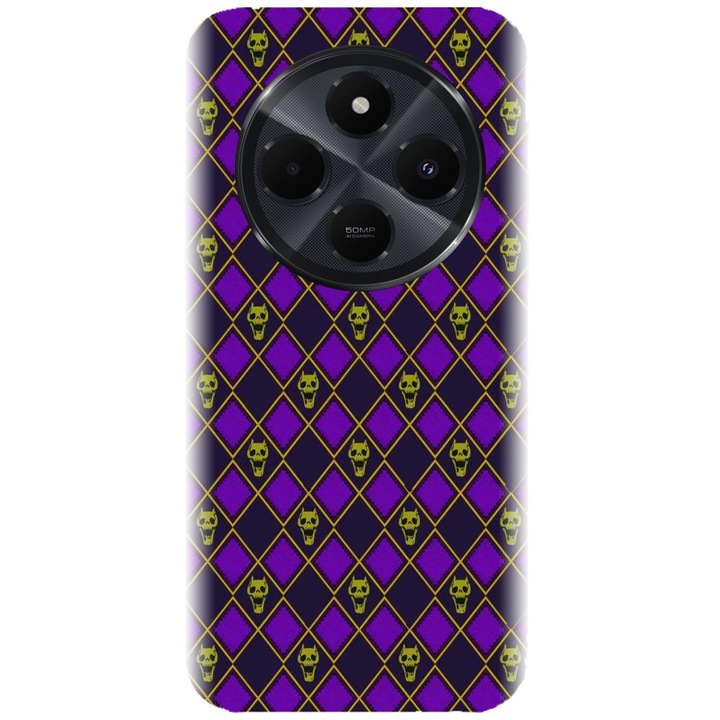 Szilikon tok kompatibilis a Xiaomi Redmi 14c 4g-vel - Yoshikage Pattern modell