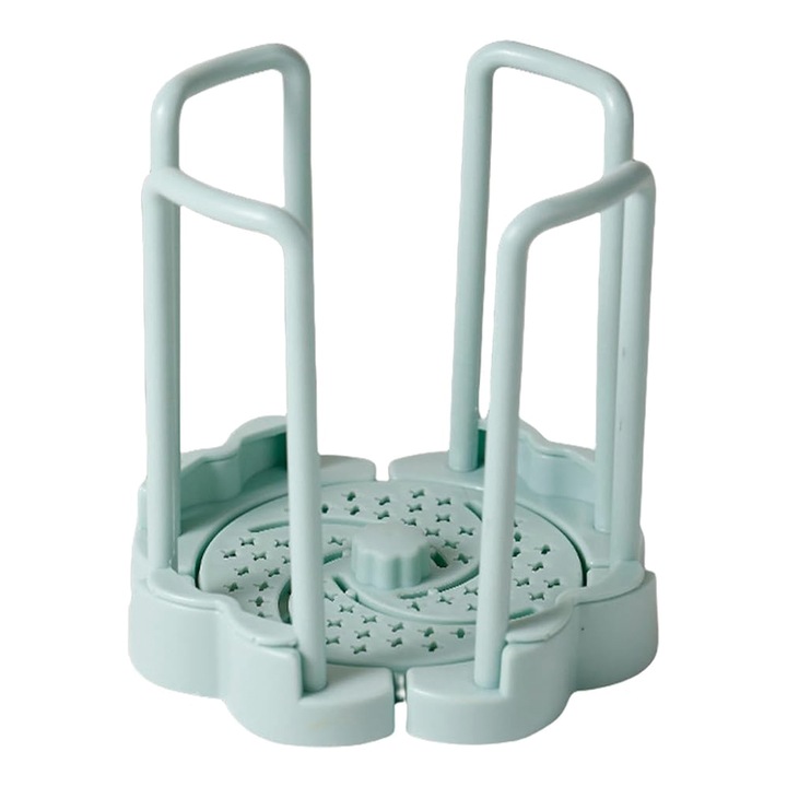 Kihúzható edénylefolyó, forgó, műanyag, vízzöld, 15x15x15cm