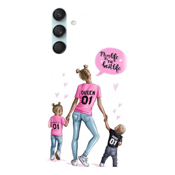 Husa din silicon compatibila cu Samsung Galaxy M55 5g - model Mama 2