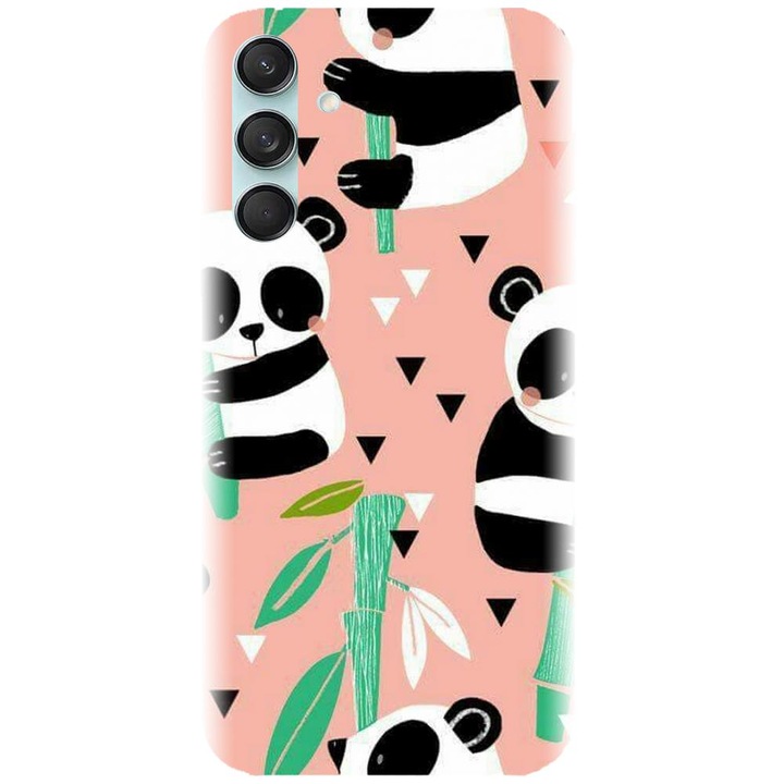 Силиконов кейс, съвместим с Samsung Galaxy M55 5g - модел Baby panda 001