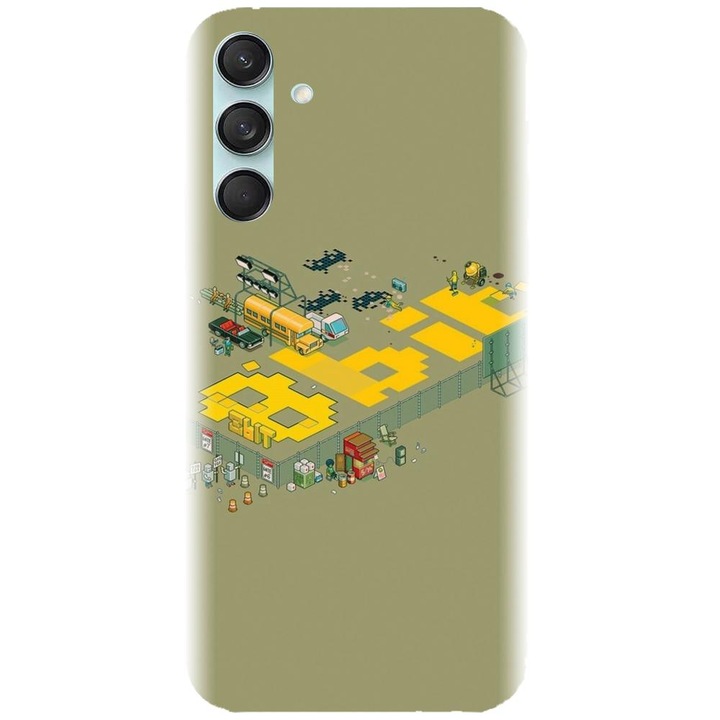 Husa din silicon compatibila cu Samsung Galaxy M55 5g - model 8 Bit