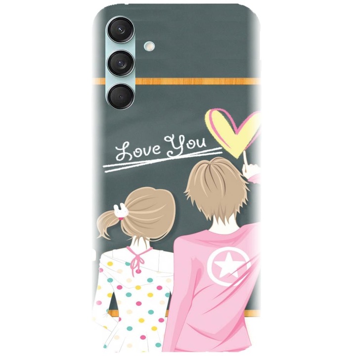 Husa din silicon compatibila cu Samsung Galaxy M55 5g - model School