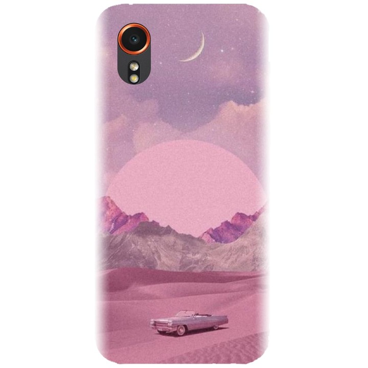 Husa din silicon compatibila cu Samsung Xcover 7 - model Collage Pink