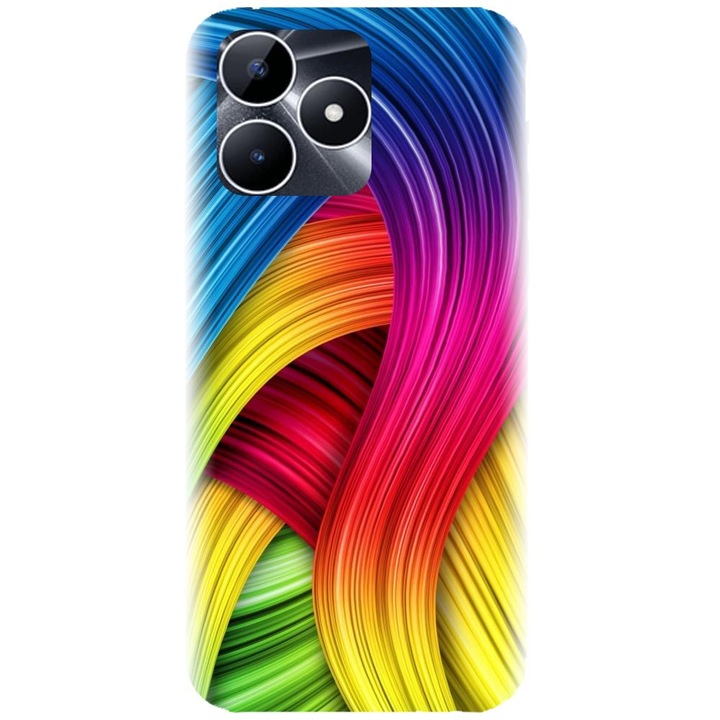 Калъф от силикон, съвместим с Realme Note 50 - Модел Color