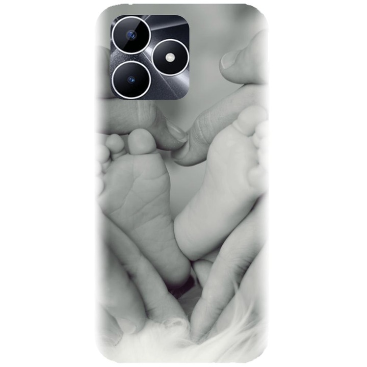 Силиконов калъф, съвместим с Realme Note 50 - Семеен модел