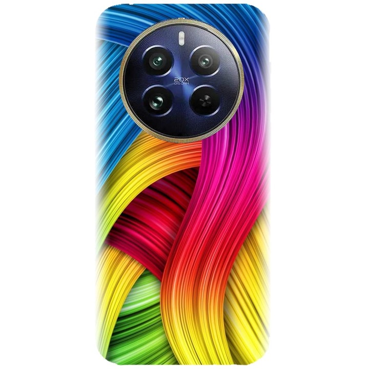 Husa din silicon compatibila cu Realme 12 Pro / 12 Pro Plus - model Culori