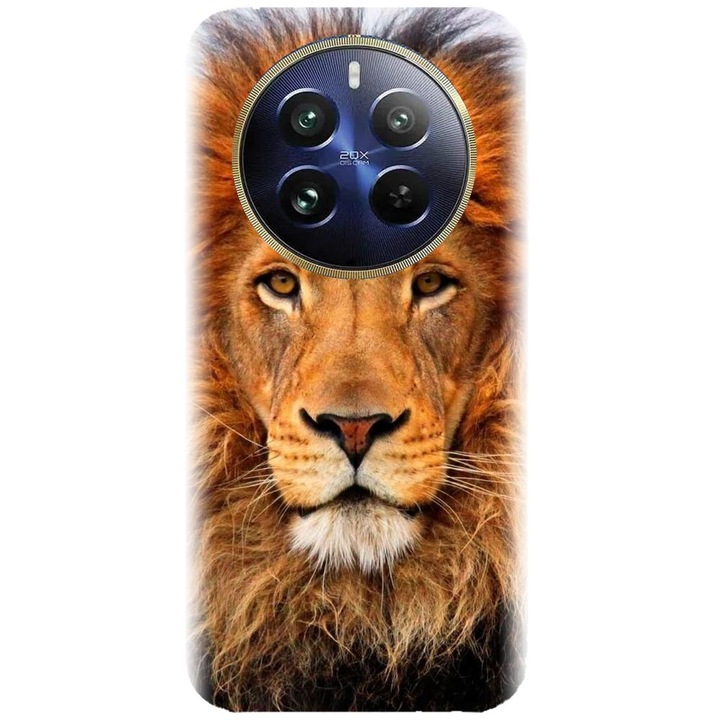 Husa din silicon compatibila cu Realme 12 Pro / 12 Pro Plus - model Leu