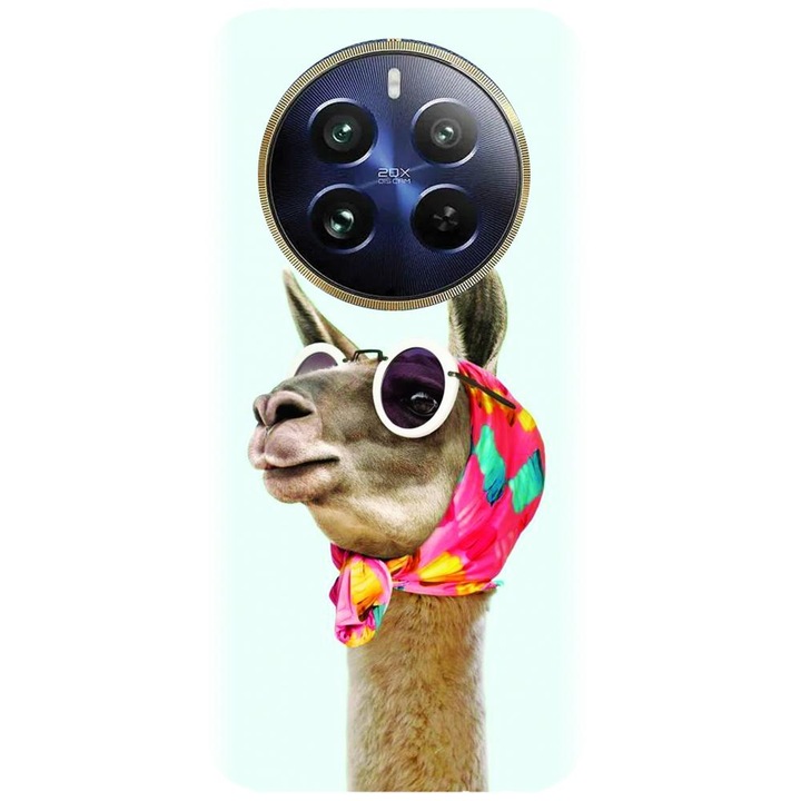 Husa din silicon compatibila cu Realme 12 Pro / 12 Pro Plus - model Lama