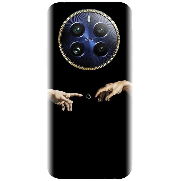 Husa din silicon compatibila cu Realme 12 Pro / 12 Pro Plus - model Arta contemporana