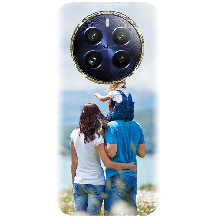 Husa din silicon compatibila cu Realme 12 Pro / 12 Pro Plus - model Personalizata cu imaginea ta