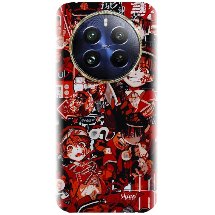 Husa din silicon compatibila cu Realme 12 Pro / 12 Pro Plus - model Anime Red