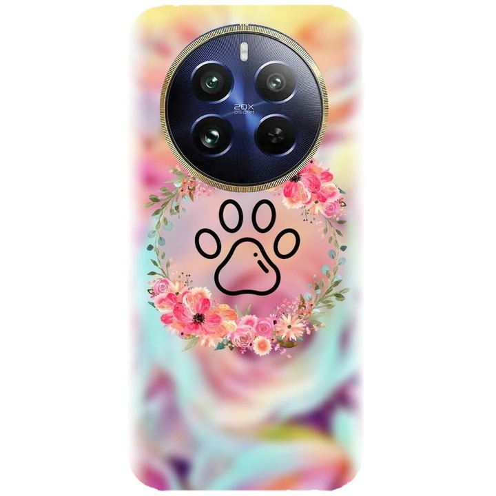 Husa din silicon compatibila cu Realme 12 Pro / 12 Pro Plus - model Animal Love