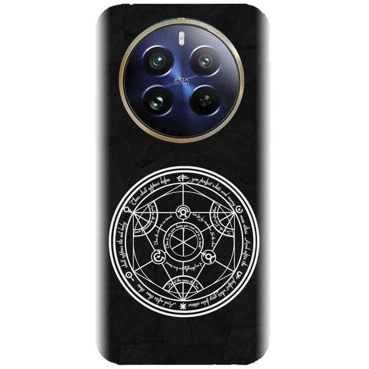 Husa din silicon compatibila cu Realme 12 Pro / 12 Pro Plus - model Anime Transmutation Circle