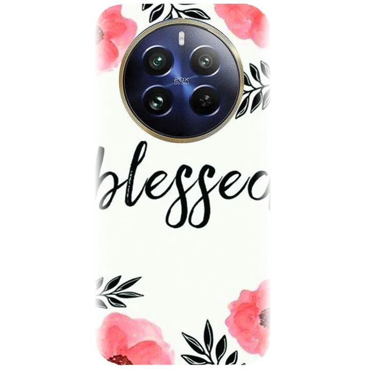 Husa din silicon compatibila cu Realme 12 Pro / 12 Pro Plus - model Blessed