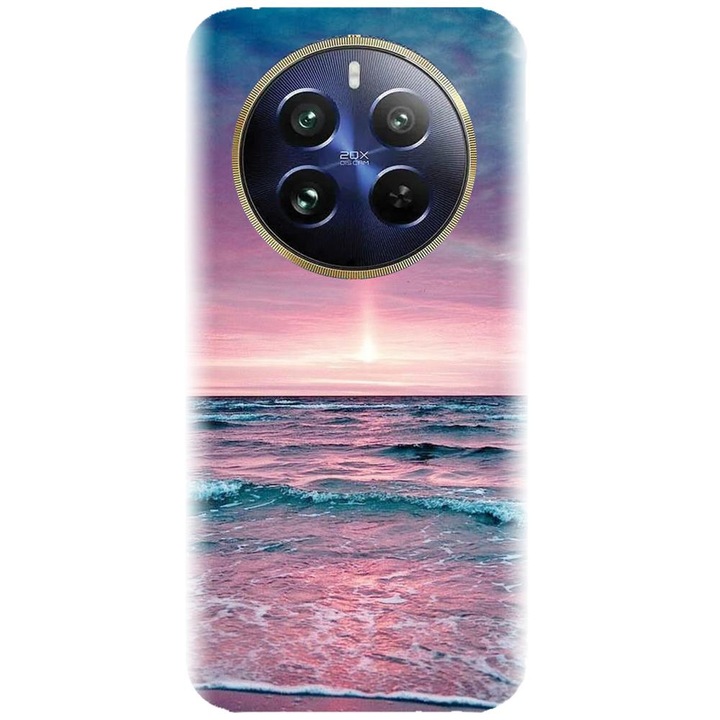 Husa din silicon compatibila cu Realme 12 Pro / 12 Pro Plus - model Calm Sea
