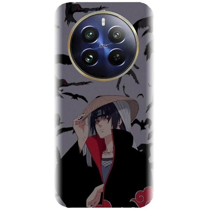 Husa din silicon compatibila cu Realme 12 Pro / 12 Pro Plus - model Anime Itachi Uchiha