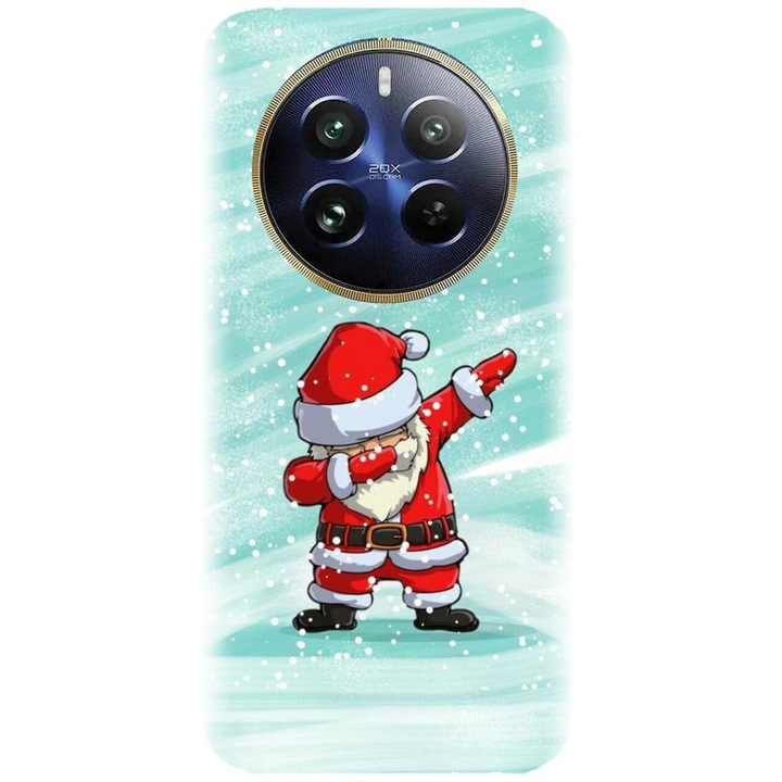 Husa din silicon compatibila cu Realme 12 Pro / 12 Pro Plus - model Santa Dance