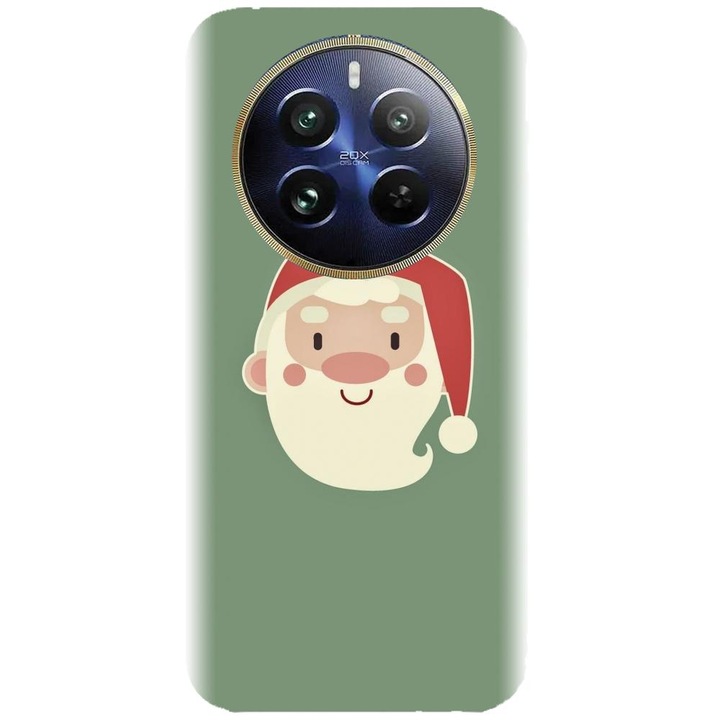 Husa din silicon compatibila cu Realme 12 Pro / 12 Pro Plus - model Cute Santa Claus