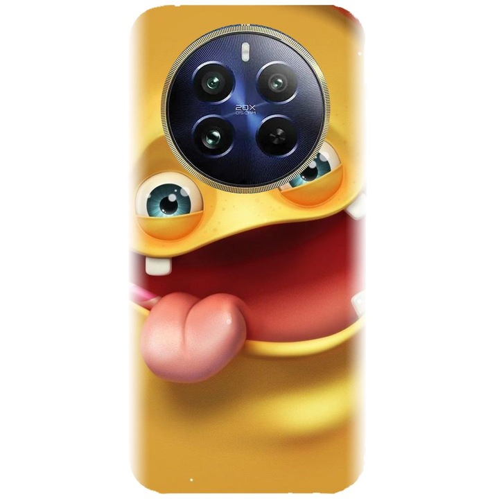 Husa din silicon compatibila cu Realme 12 Pro / 12 Pro Plus - model Cute Monster
