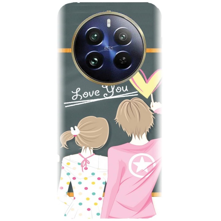 Husa din silicon compatibila cu Realme 12 Pro / 12 Pro Plus - model School