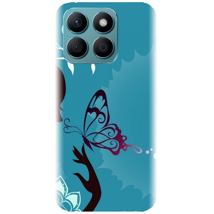 Honor X8b - Blue Butterfly modellel kompatibilis szilikon tok