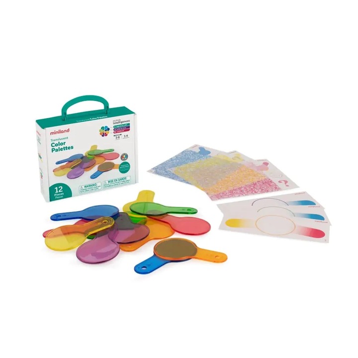 Oktatási játék színpaletták tanulására