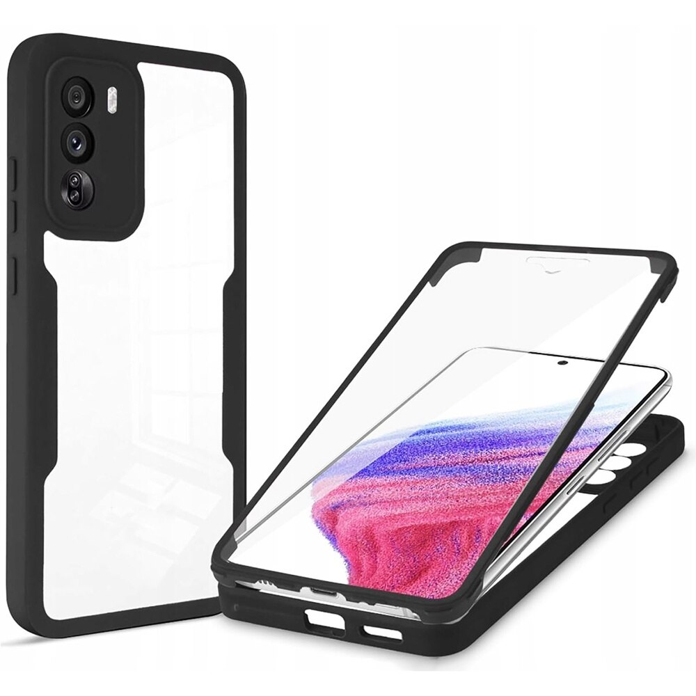 Husa 360° Oppo Reno12 Pro Techsuit ColorVerse, negru