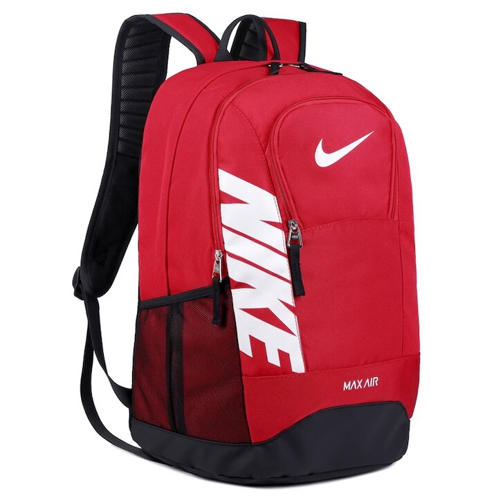 Rucsac Nike de capacitate mare, 25 L, (Rosu/Alb)