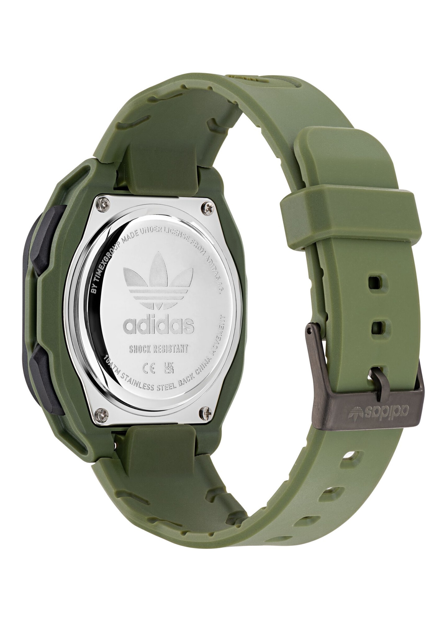 Мъжки часовник Adidas CITY TECH ONE, зелен, каишка от смола Мъжки часовник Adidas CITY TECH ONE, зелен, каишка от смола
