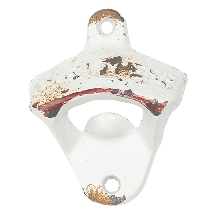 Vas sörnyitó fehér barna 6x3x8 cm