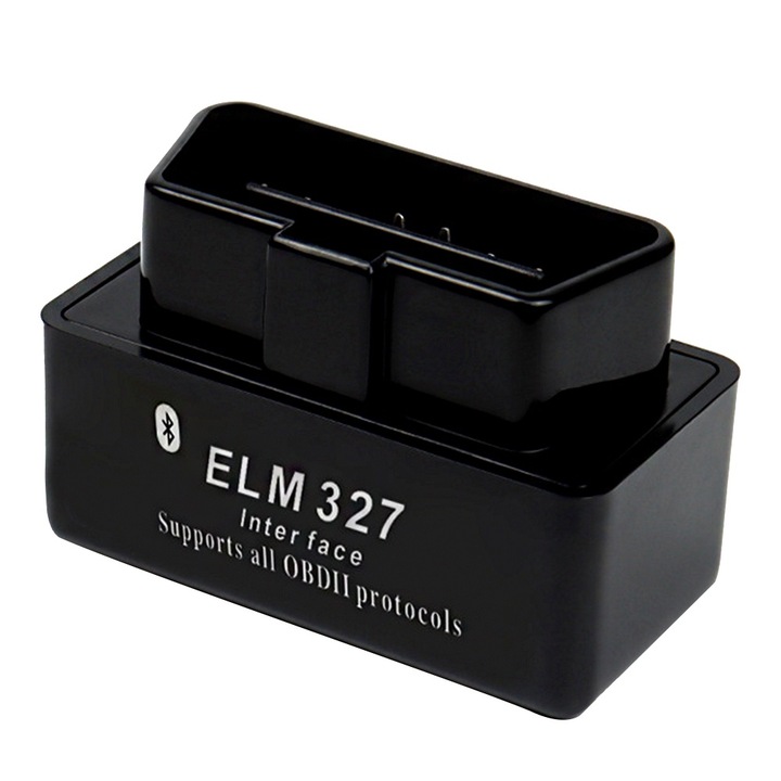 OBD2 diagnosztikai szkenner, Autocise, Bluetooth, 6,5x3x9,7 cm, fekete