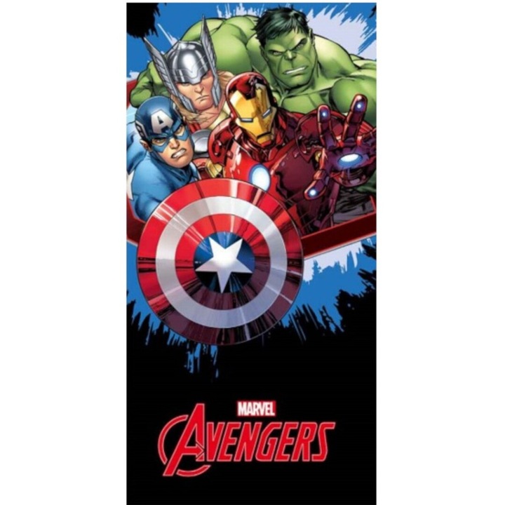 Хавлия за баня Avengers, плажна кърпа 70х140см