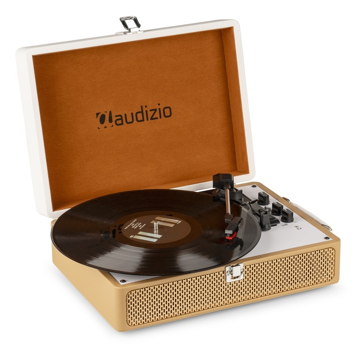 Грамофон с Bluetooth, Златист, Audizio RP119