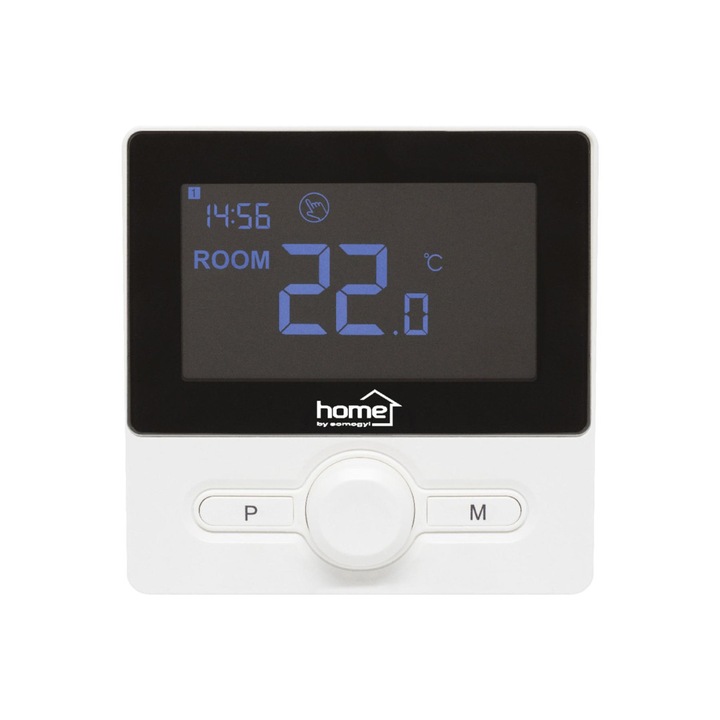 Termostat, Home, Negru/Alb