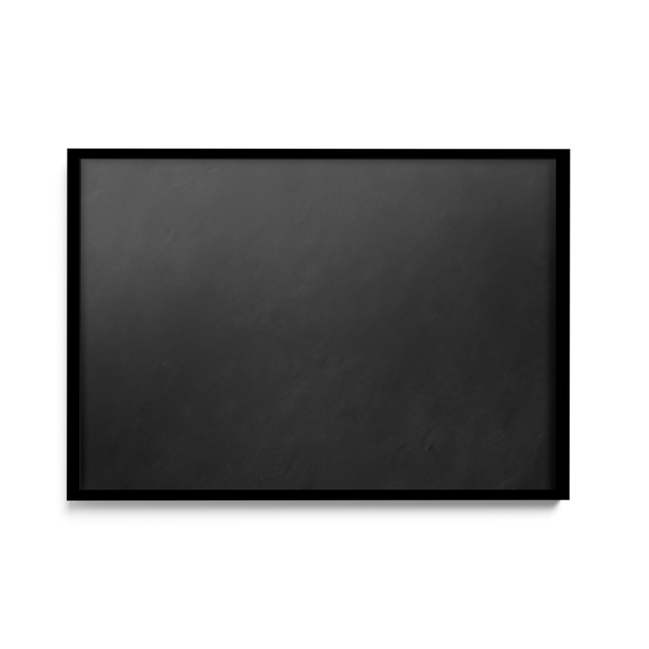 Tabla de scris cu creta. Tulup. rama de lemn. Negru. 60x40 cm. 010760700020200000000