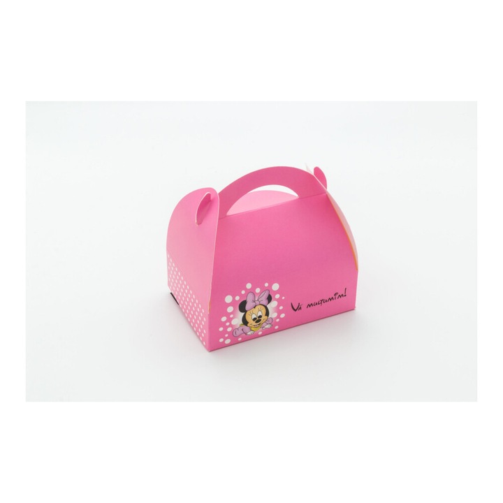 Cutie de Prajituri, model Minnie Mouse, capacitate 200g