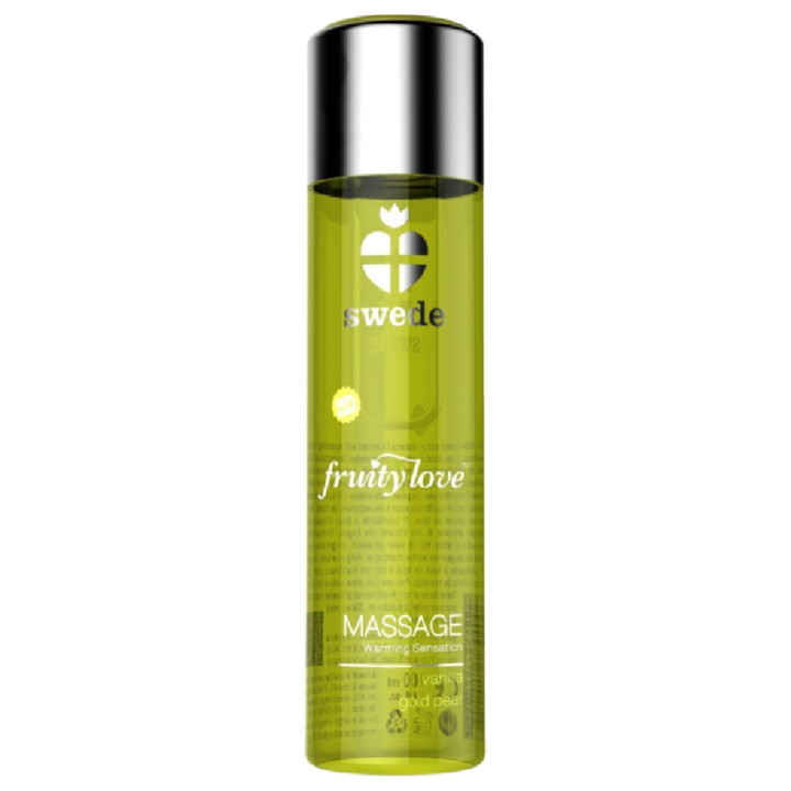Masszázsolaj Swede Fruity Love, Körte és vanília, 120 ml