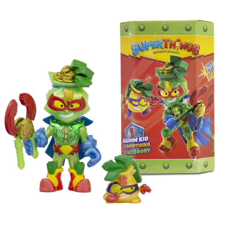 Superthings Rescue Force figurák, Kid figurák - Cashillion és Moneymore