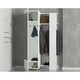 Dulap Hol, Flex Mirror, UnicUtil, 105 x 46.8 x 185 cm, Alb