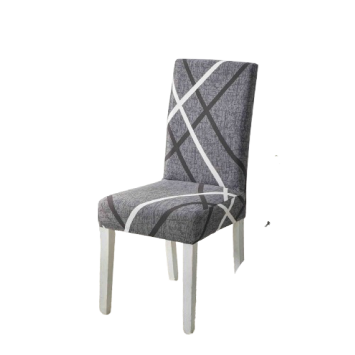 Set 6 huse pentru scaune, Jojo Home, imprimeu Abstract, Non-Culori